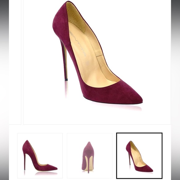 NEW | IDENTITA | MALIA | Italian handcrafted STILETTO PUMPS | High heel suede 40 - Picture 3 of 10